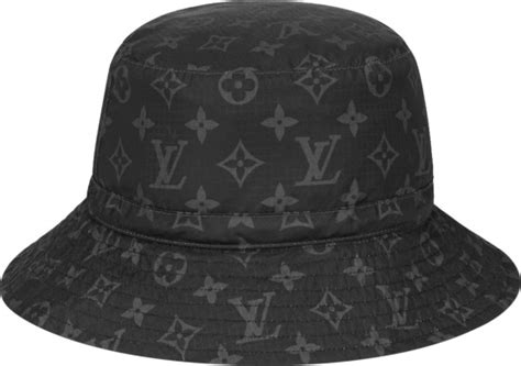 louis vuitton bucket hat monogram|louis vuitton black hat.